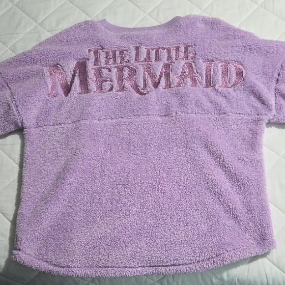 Disney Ariel The Little Mermaid Lavender Spirit Jersey EUC S - Picture 5 of 6